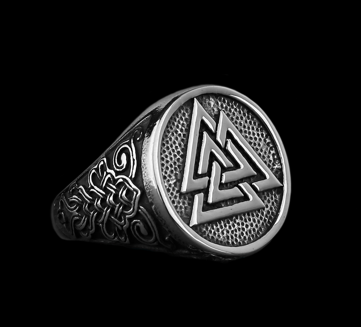 Pure Valknut Ring - GalacticElements