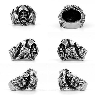 Story Teller Ring in Stainless Steel - GalacticElements