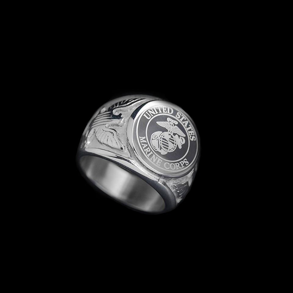 Devil Dog Ring in Stainless Steel - GalacticElements