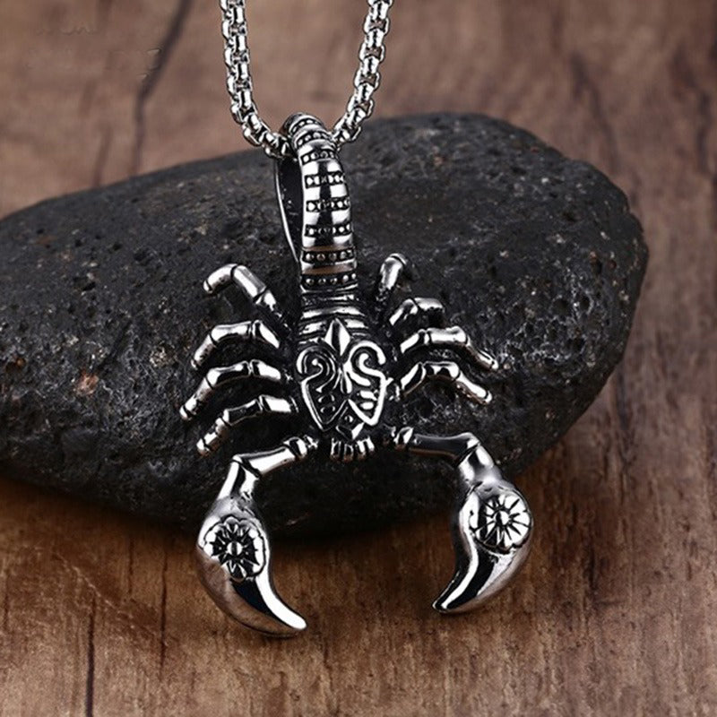Scorpion King Necklace in Stainless Steel - GalacticElements