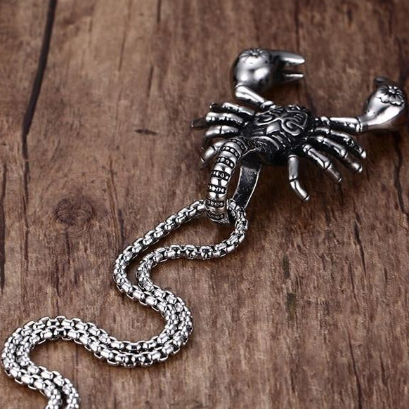 Scorpion King Necklace in Stainless Steel - GalacticElements