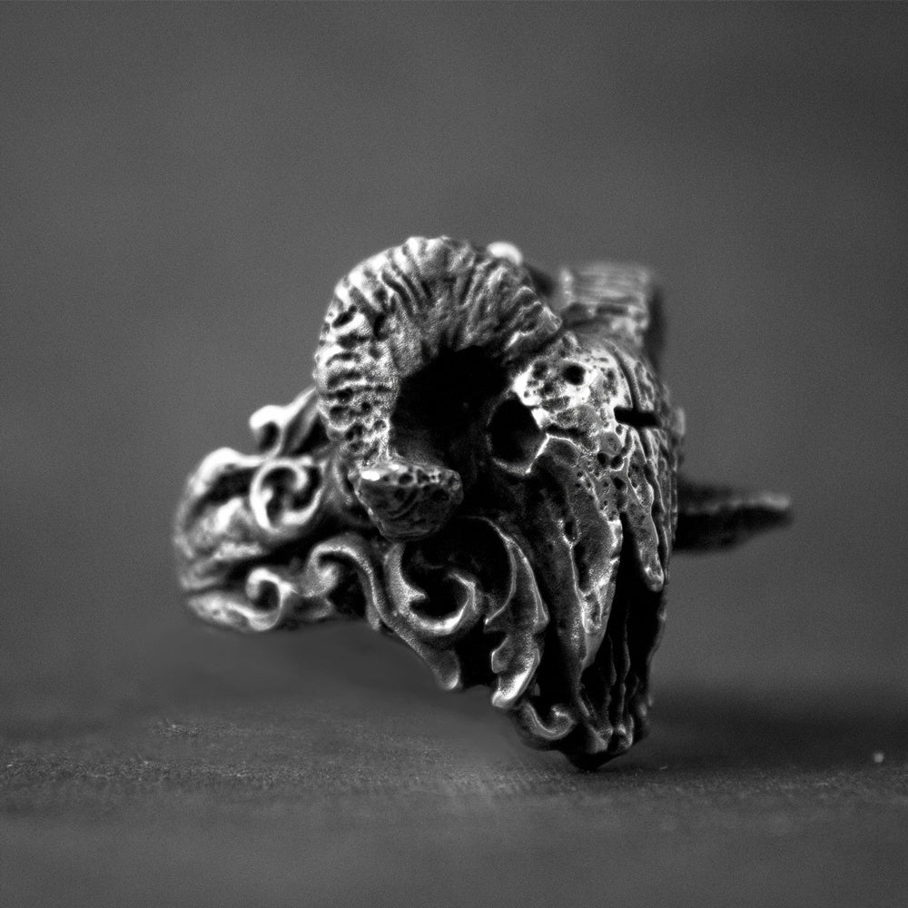 Ram of the Unforgiving Ring in Stainless Steel - GalacticElements