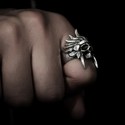 War Chief Ring in Stainless Steel - GalacticElements